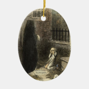 Een kerstcarol-versiering keramisch ornament