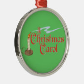 Een kerstcarol-versiering metalen ornament (Rechts)