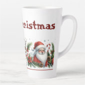 Een Kerstfeestelijke Bijeenkomst Latte Mok (Rechts)
