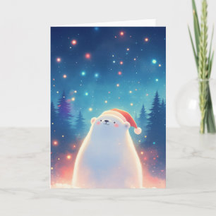 Een Kerstgedroom van een Ijsbeer Kaart