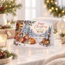 Een Kerstgroet in een gezellige sfeer