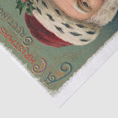 Een kerstgroet van Santa - Vakantie Tissuepapier (Detail)