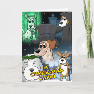 Een kerstkaart met Hondenliefhebber voor kerstmis Feestdagen Kaart