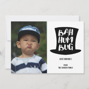 Een kerstkaartje voor de Humbug Holiday Feestdagenkaart