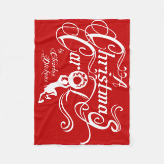 Een kerstkarol fleece deken
