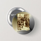 Een kerstkarol - Kleine Tim Ronde Button 5,7 Cm (Voorkant /achterkant)