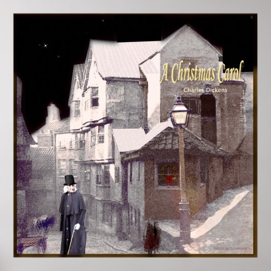 Een kerstkarol poster (Voorkant)