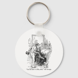 Een kerstkarol sleutelhanger