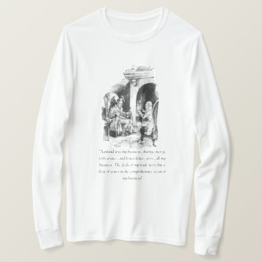 Een kerstkarol T-shirt (Design voorkant)