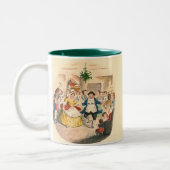 Een kerstkarol tweekleurige koffiemok (Links)