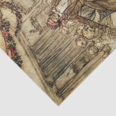 Een kerstkarol van Arthur Rackham Tissuepapier (Detail)