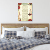 Een kerstlied: Ole St. Nick | Canvas Afdruk (Insitu (Slaapkamer))