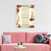 Een kerstlied: Ole St. Nick | Canvas Afdruk (Insitu (Woonkamer))