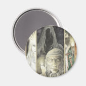 Een kerstlied, Scrooge en de drie geesten Magneet (Voorkant / Achterkant)