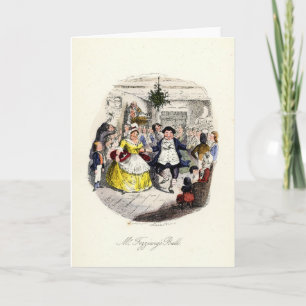 Een kerstman - de heer Fezziwigs' Ball Feestdagen Kaart