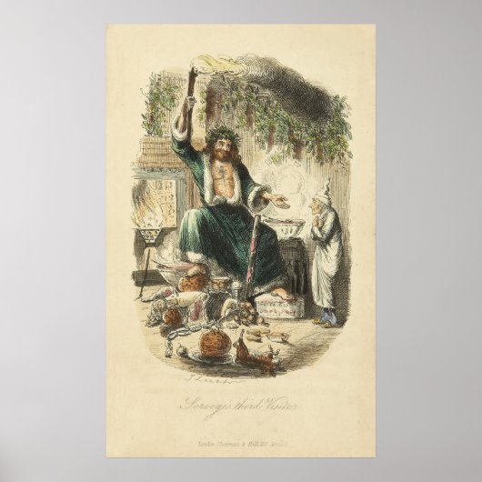 Een kerstman: Scrooge's derde bezoeker Poster (Voorkant)