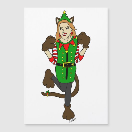 een kerstmeisje (Voorkant)