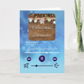 Een kerstplaylist kaart (Voorkant)