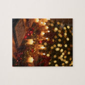 Een kerstpuzzel legpuzzel (Horizontaal)