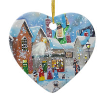 een kerstscroller en de drie geesten