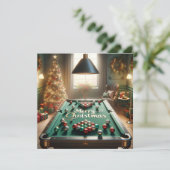 Een kerstvakantie van vrolijkheid feestdagenkaart (Staand voorkant)