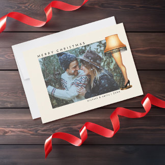 Een kerstverhaal beenlamp | Foto Feestdagenkaart