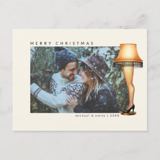 Een kerstverhaal beenlamp | Foto Feestdagenkaart