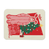 Een kerstverhaal | gestoorde paashaas magneet (Horizontaal)