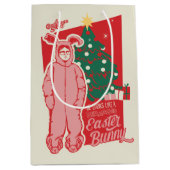 Een kerstverhaal | gestoorde paashaas medium cadeauzakje (Voorkant)