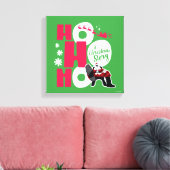 Een kerstverhaal | Ho Ho Ho Canvas Afdruk (Insitu (Woonkamer))