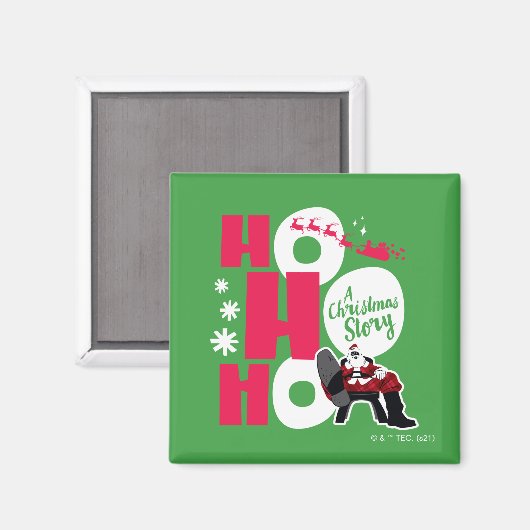 Een kerstverhaal | Ho Ho Ho Magneet (Voorkant / Achterkant)
