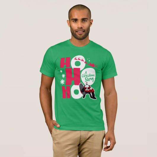 Een kerstverhaal | Ho Ho Ho T-shirt (Voorkant volledig)
