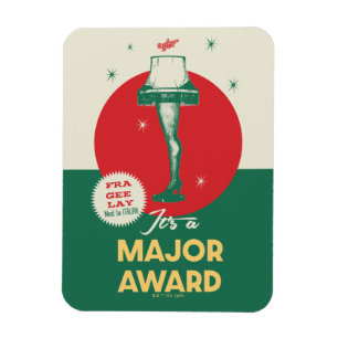 Een kerstverhaal Leg Lamp Major Award Magneet