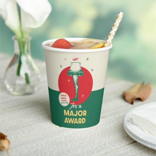 Een kerstverhaal | Leg Lamp Major Award Papieren Bekers (Insitu)