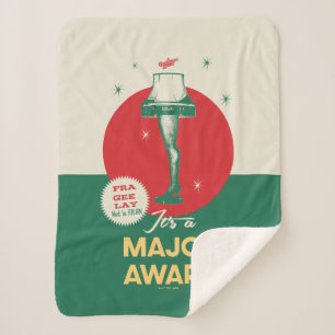 Een kerstverhaal   Leg Lamp Major Award Sherpa Deken