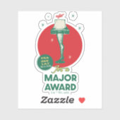 Een kerstverhaal | Leg Lamp Major Award Sticker (Vel)