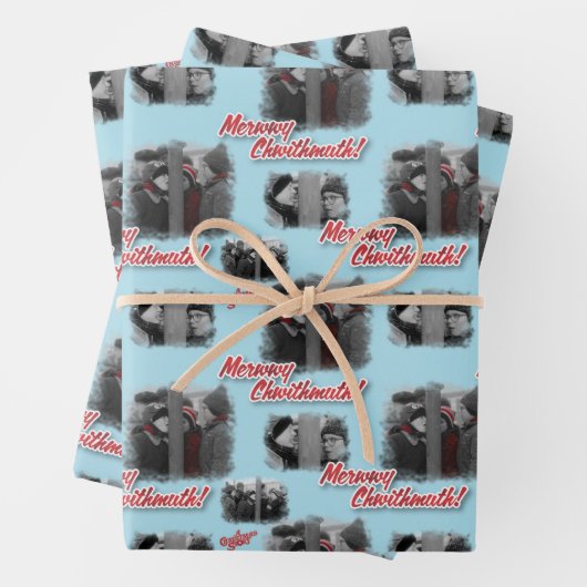 Een kerstverhaal | Merry Chwithmuth Pattern Inpakpapier Vel (In situ)