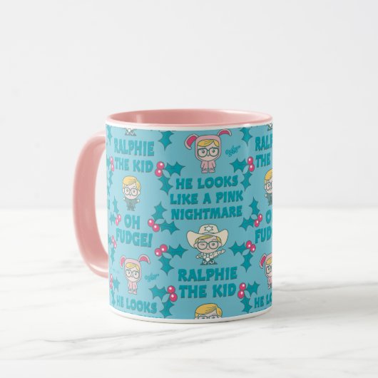 Een kerstverhaal | Ralphie het Patroon van het Kin Mok (Voorkant links)