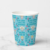 Een kerstverhaal | Ralphie het Patroon van het Kin Papieren Bekers (Rechts)