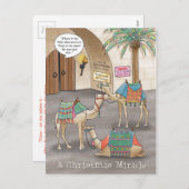 Een kerstwonder feestdagenkaart (Voorkant / Achterkant)