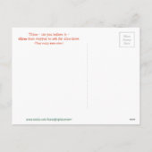 Een kerstwonder feestdagenkaart (Achterkant)