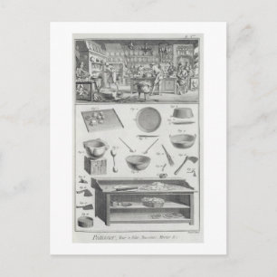 Een keuken en uitrusting voor bakkerijen, van de E Briefkaart