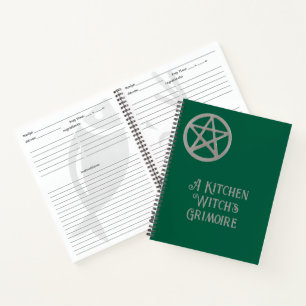 Een keuken heks Grimoire Blank Recept Boek