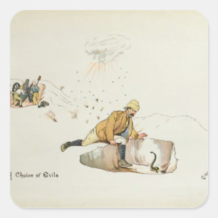 Een keuze uit Evils van de Leaguer van Vierkante Sticker