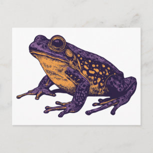 Een kikkerillustratie - l briefkaart