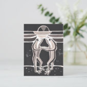 Een kikkervis briefkaart (Staand voorkant)