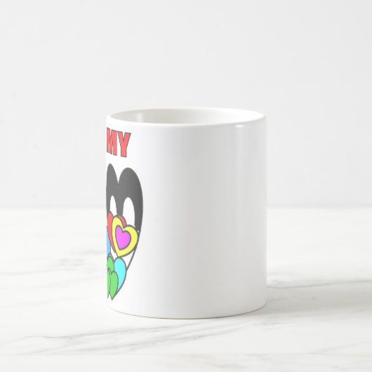 Een kind dat van zijn of haar moeder houdt koffiemok (Center)