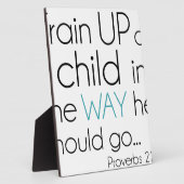 Een kind opleiden... fotoplaat (Zijkant)