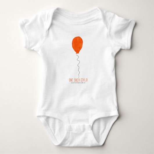 Eén kind - Rode ballon Romper (Voorkant)