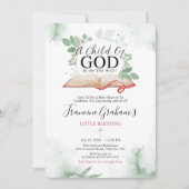 Een kind van God Baby shower Kaart (Voorkant)